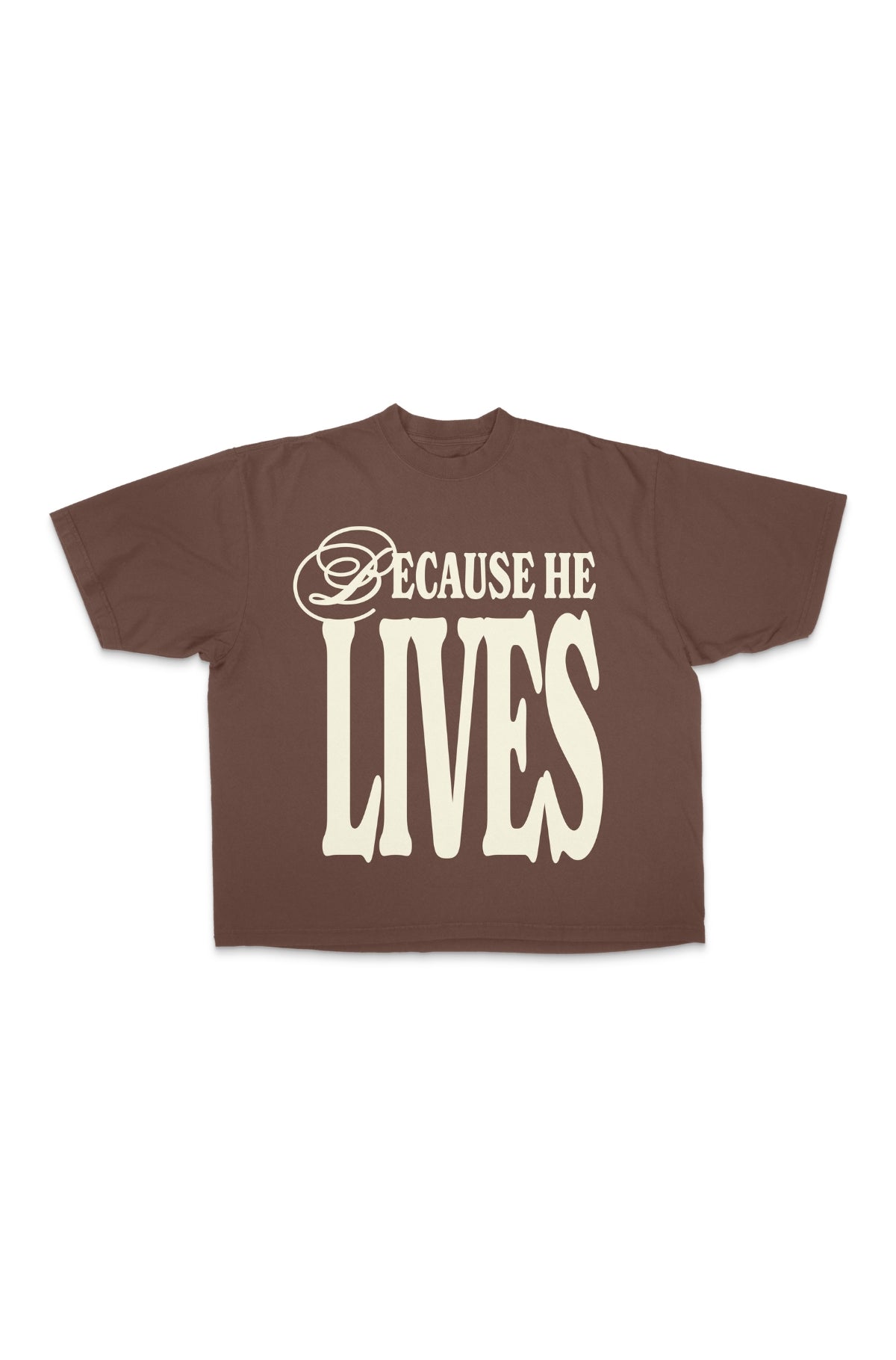 Because He Lives - Drop Shoulder Premium Tee